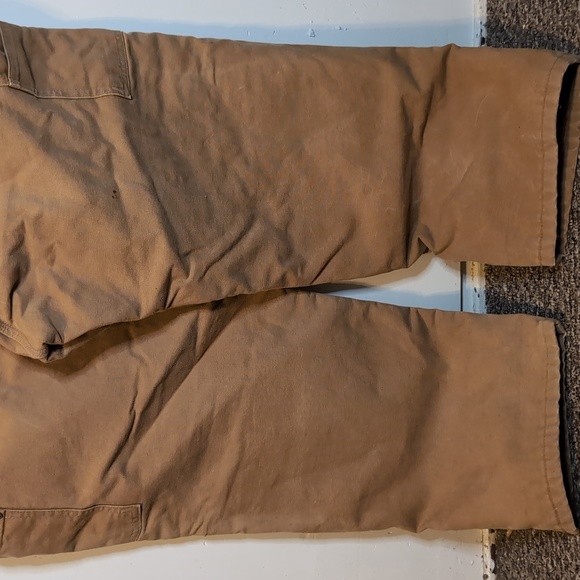 Vint. 🇺🇸made Carhartt arctic lined bib overalls mens 40x30 - Picture 10 of 11